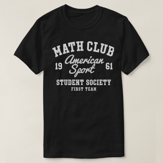 MATH CLUB 1 T-Shirt (Design vorne)