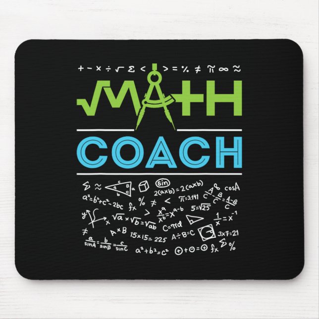 Math-Coach-Lehrer-Dankeschön Zur Schule  Mousepad (Vorne)
