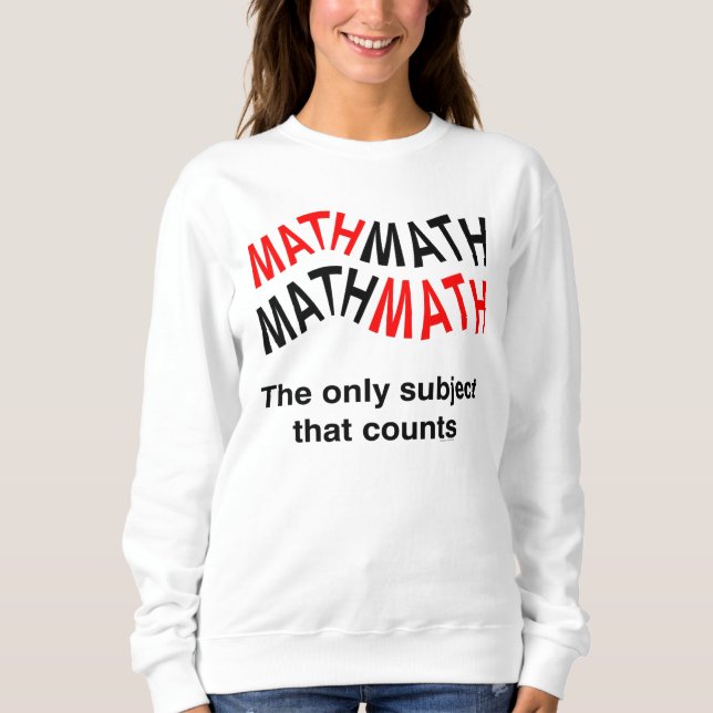 Math Counts Wavy Sweatshirt (Vorderseite)