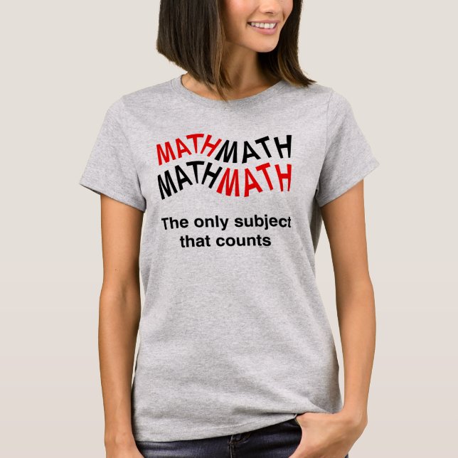 Math Counts Wavy T-Shirt (Vorderseite)