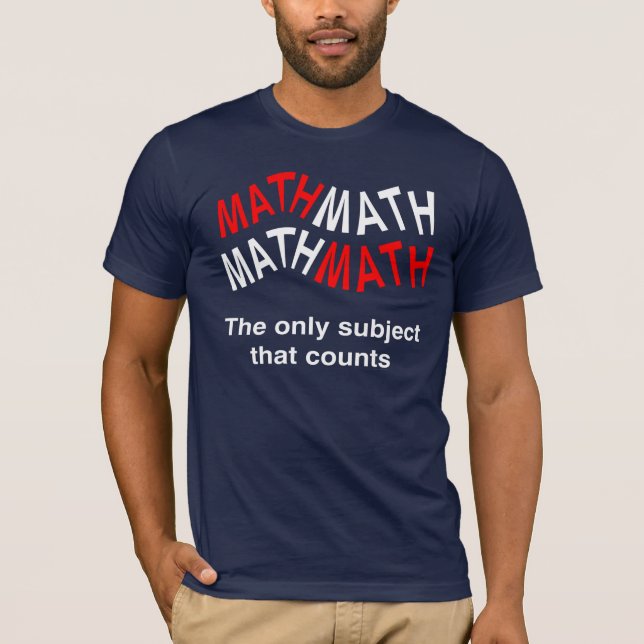 Math Counts Wavy T-Shirt (Vorderseite)