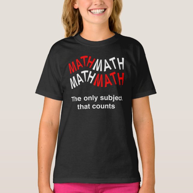 Math Counts Wavy T-Shirt (Vorderseite)