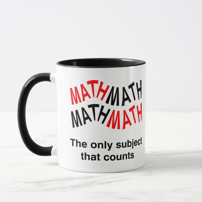 Math Counts Wavy Tasse (Links)