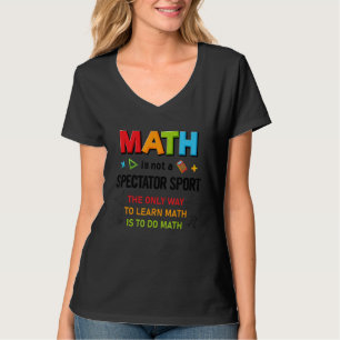 Math Day Calculator Anzahl Lernen Math Outfit Ed T-Shirt