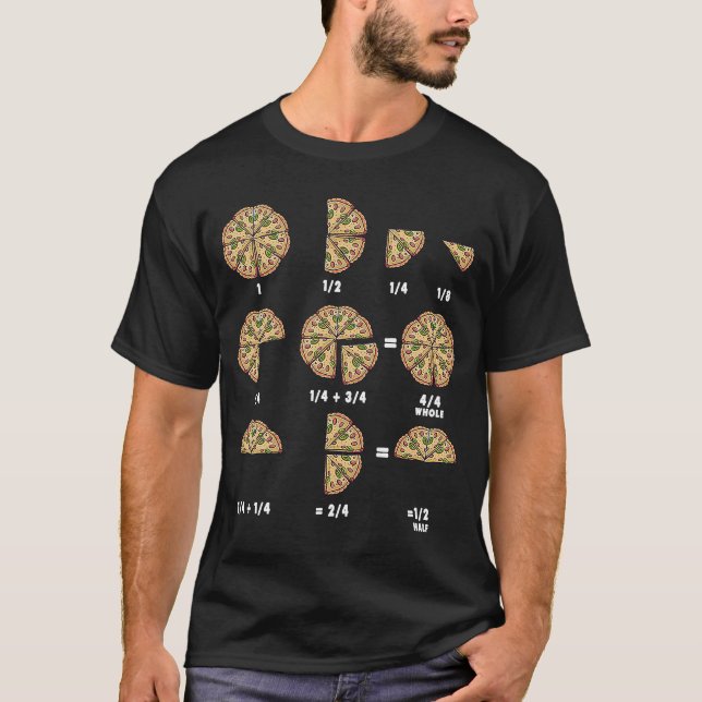 Math Day Costume Idee für Kinder & Pizza Slice Fra T-Shirt (Vorderseite)