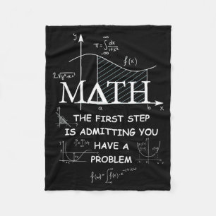 Math Der erste Schritt ist, zuzugeben, dass man ei Fleecedecke