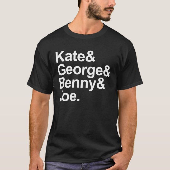 Math Detectives - Kate, George, Benny und Joe T-Shirt (Vorderseite)
