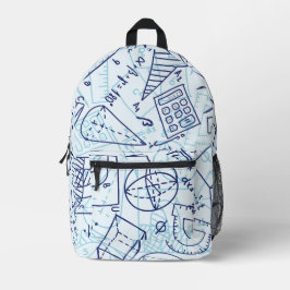 Math Drawstring Backpack Bedruckter Rucksack