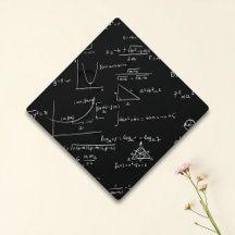 Math Equations and Graphs Abschluss Tassel Topper