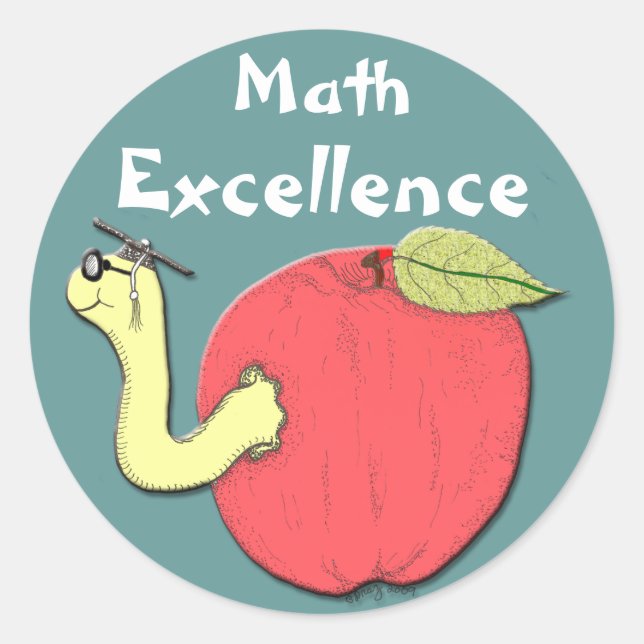 Math Excellence Sticker (Vorderseite)