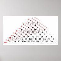 MATH Fibonacci Zahlen Pascals Dreieck