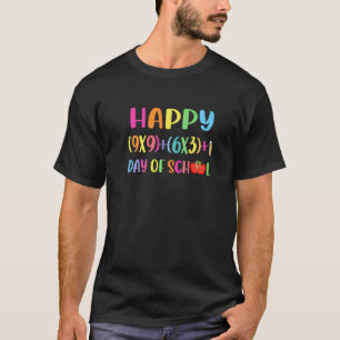 Math Formel 100 Tage der Lehrer Junge Mädchen T-Shirt
