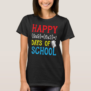 Math Formel 100 Tage der Schule eine 100 Tage Form T-Shirt