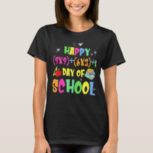 Math Formel 100 Tage der Schule glücklich 100 Tage T-Shirt