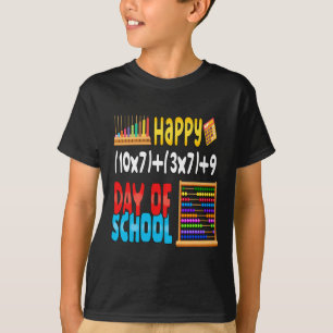 Math Formel 100 Tage Schule für Lehrer Studen T-Shirt