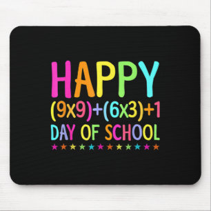 Math Formel 100 Tage Schullehrer Junge Mädchen Mousepad