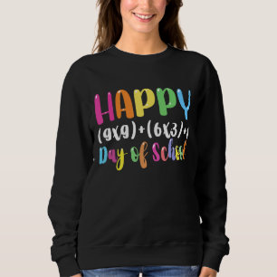 Math Formel 100 Tage Schullehrer Junge Mädchen Sweatshirt