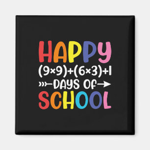 Math Formel 100 Tage Schulspass Lehrer 1 Magnet