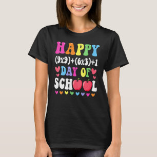 Math Formel glücklich 100 Tage der Schule 100. Tag T-Shirt