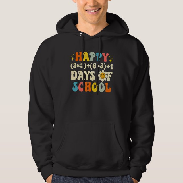 Math Formula 100 Days Of School Math Teacher 100th Hoodie (Vorderseite)
