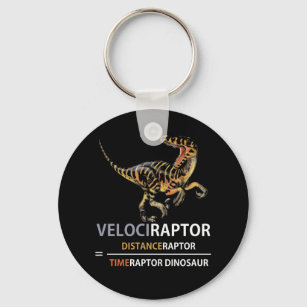 Math Geek Dinosaur Velociraptor Schlüsselanhänger