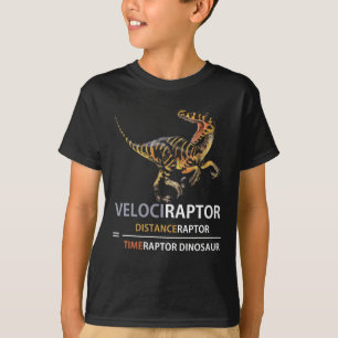 Math Geek Dinosaur Velociraptor T-Shirt