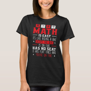 Math Geek Mathematician Algebra Numbers Gleichung  T-Shirt