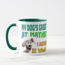 Math Genius ,Fun, Humorvolle Vater Joke Cartoon Me Tasse