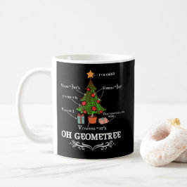 Math Geometry Christmas Tree Geometree Lehrer Kaffeetasse
