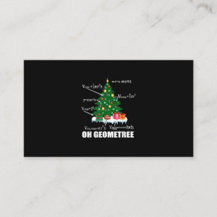 Math Geometry Christmas Tree Teacher Family Matchi Begleitkarte
