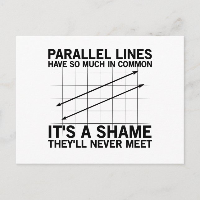 Math Geometry | Geschenke für Mathematiklehrer Postkarte (Vorderseite)