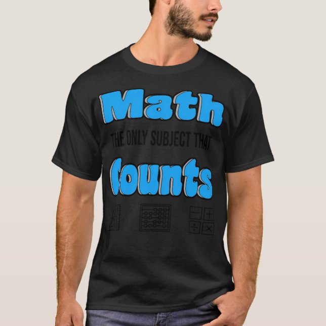 Math Geometry School Lehrer Math Genius Freunde T-Shirt (Vorderseite)