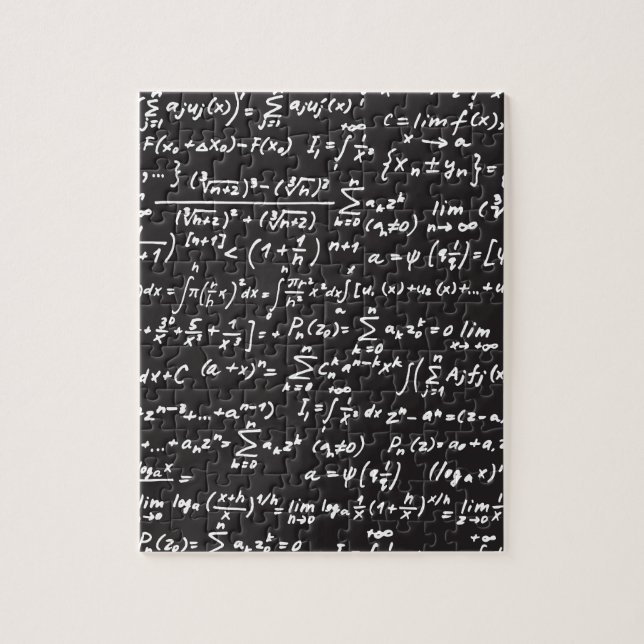 Math-Gleichungen für Blackboard Puzzle (Vertikal)