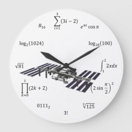 Math-Gleichungen und Notationen Große Wanduhr