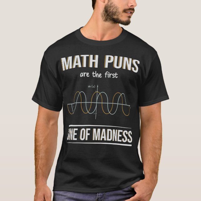 Math Graph Sine Algebra Koordinate Systempferd sa T-Shirt (Vorderseite)