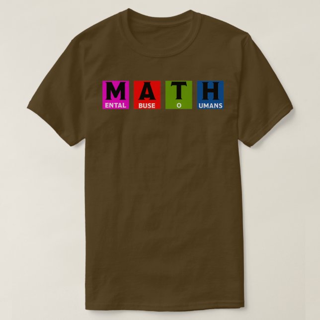 Math Haters Math Klassen Ohrs for Boys and Girls T-Shirt (Design vorne)