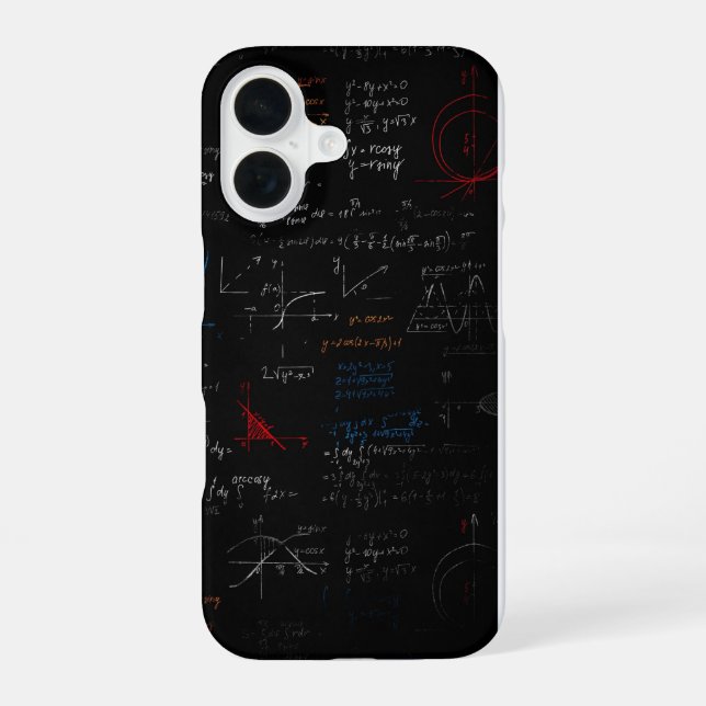 Math iPhone 16 Hülle (Rückseite)