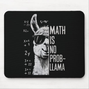 Math ist kein Prob-Llama Lustiger Llama Mann Fraue Mousepad