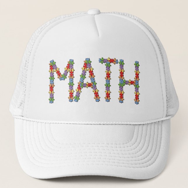 Math Jigsaw Truckerkappe (Vorderseite)