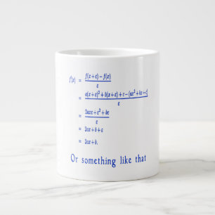 Math Jumbo-Tasse