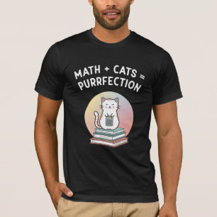 Math + Katzen = Reinigung T-Shirt