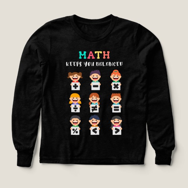 Math keeps you balanced (Design Vorderseite)