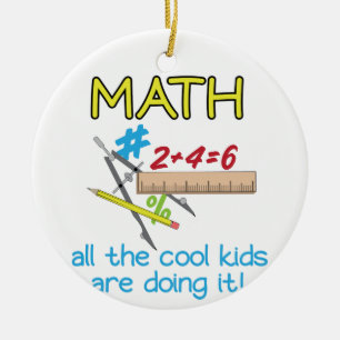 Math Keramik Ornament