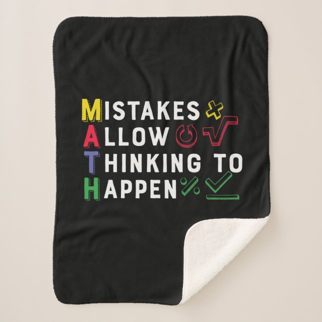 Math Lehrer Math Zulassen Happen Sherpadecke (Vorderseite)