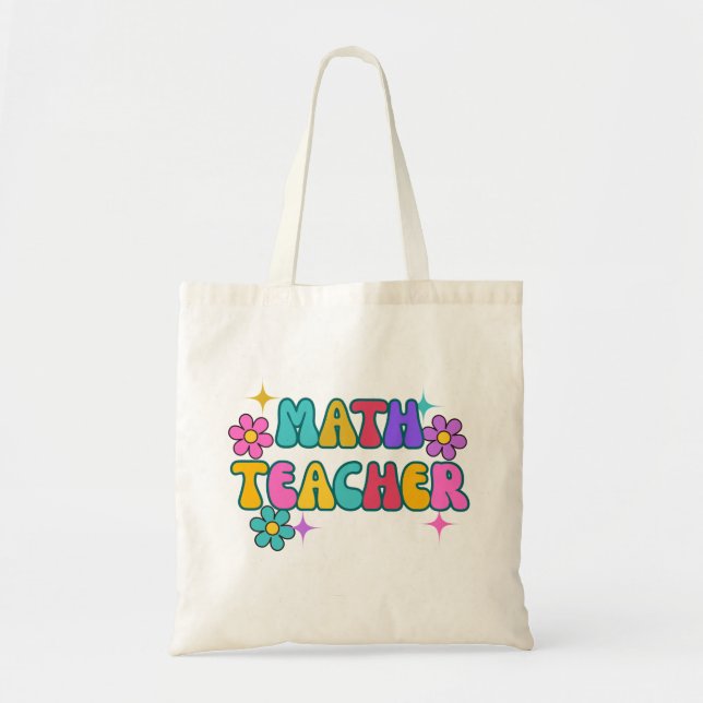 Math-Lehrer-Tasche – Intelligent, Stylisch und Wes Tragetasche (Vorne)
