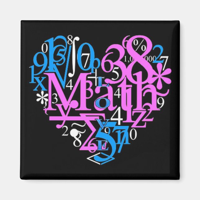 Math Liebe Magnet (Vorne)