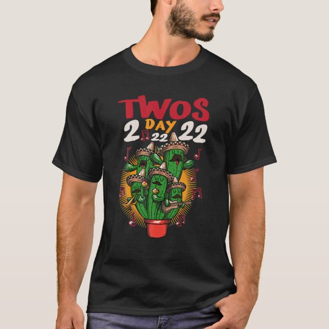 Math Lovers Zwei Tage Dienstag Funny T-Shirt (Vorderseite)