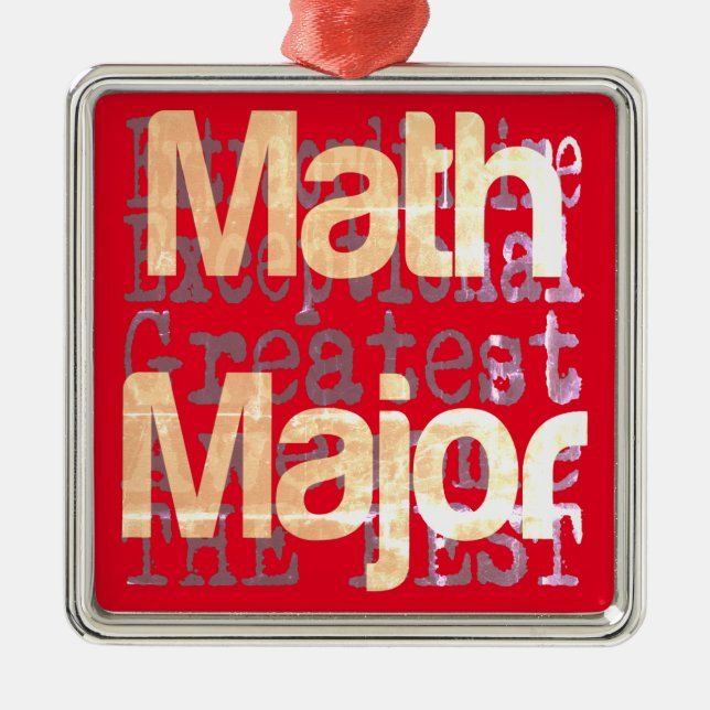 Math Major Extraordinaire Ornament Aus Metall (Vorne)