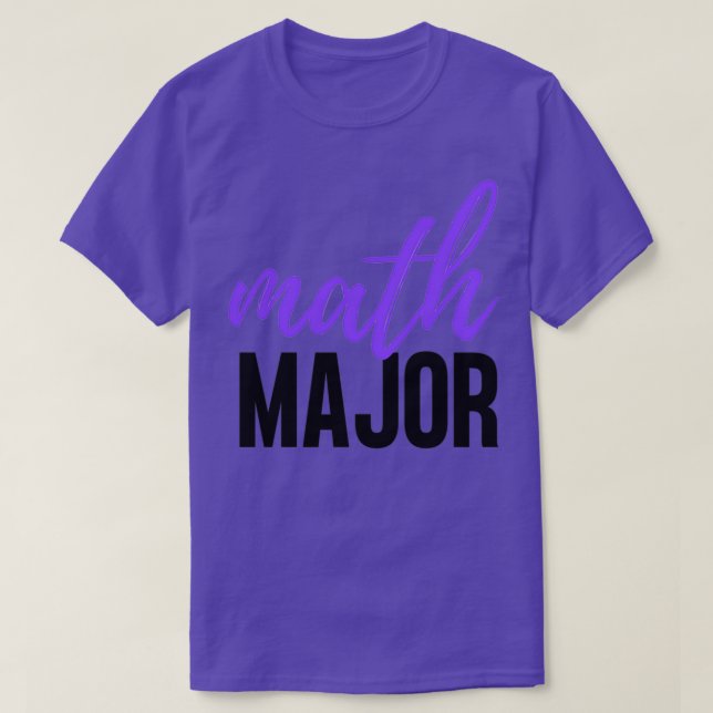 MATH MAJOR T-Shirt (Design vorne)