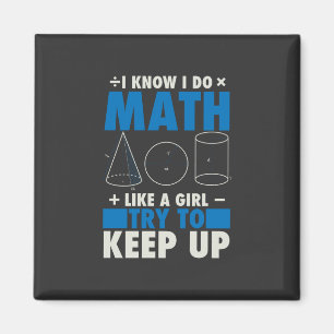 Math Math Teacher Pun Geschenk Magnet